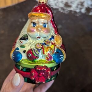 Colorful Santa Claus Ornament